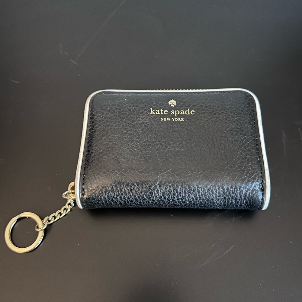 Kate Spade Darcy leather mini zip around wallet